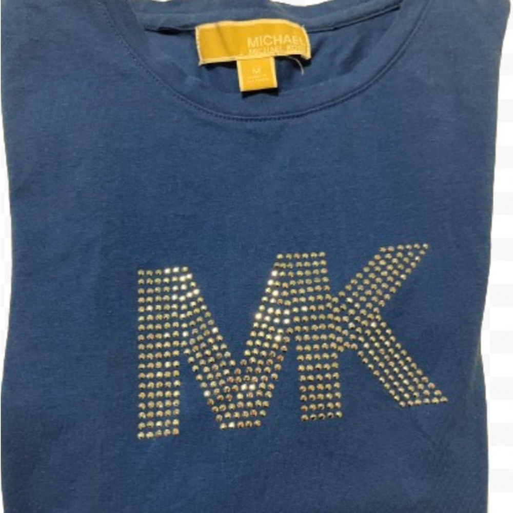 Mk authentic blue bling top